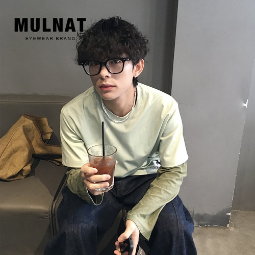 MULNAT目奈AH款全板材方框近视眼镜框架光学镜素颜镜原创国潮男女