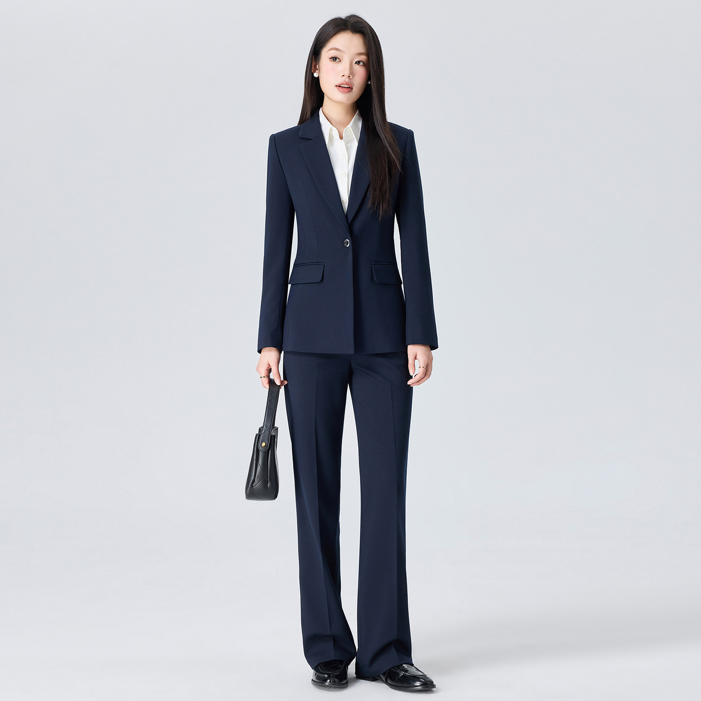 西装套装女2026新款高级感大学生考公面试职业正装穿搭西服外套