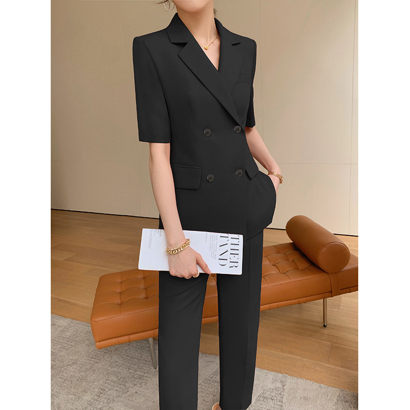 2026新款高级感西装套装女夏款职业正装气质女神范炸街西服工作服