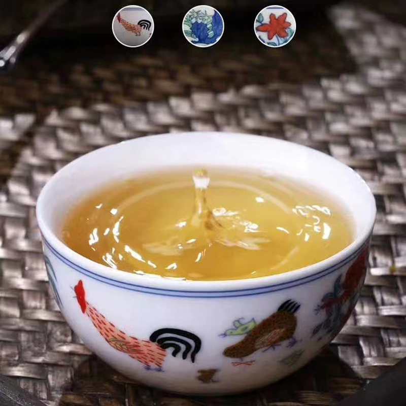 千禹兴鸡缸杯酒杯仿古