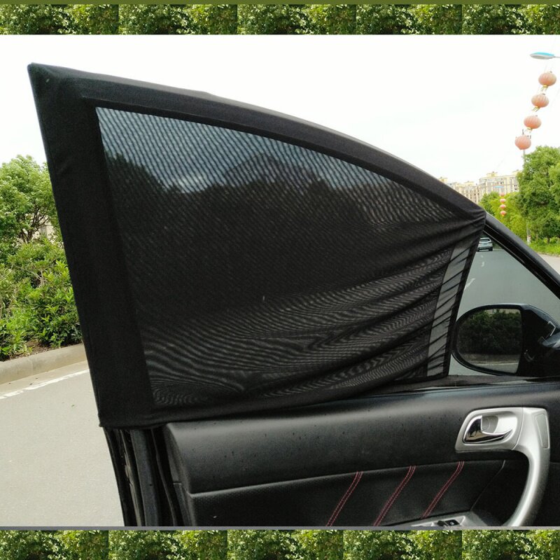 汽车载窗帘遮阳帘防晒车用车窗防蚊虫网纱窗通风车帘子小轿车隐私