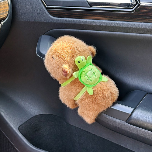 卡皮巴拉车载汽车摆件车内装饰品