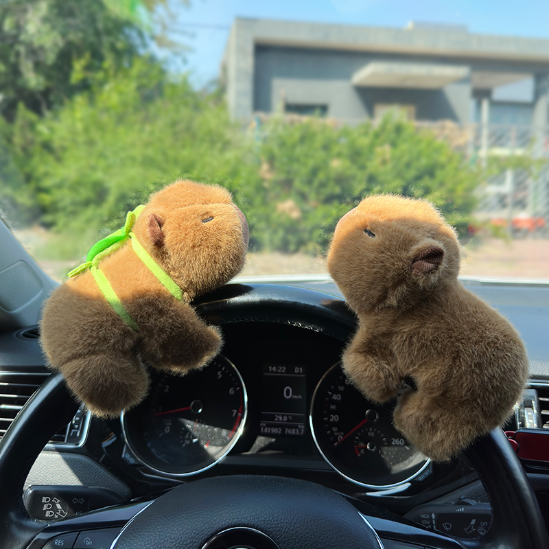 卡皮巴拉车载汽车门把手啪啪圈