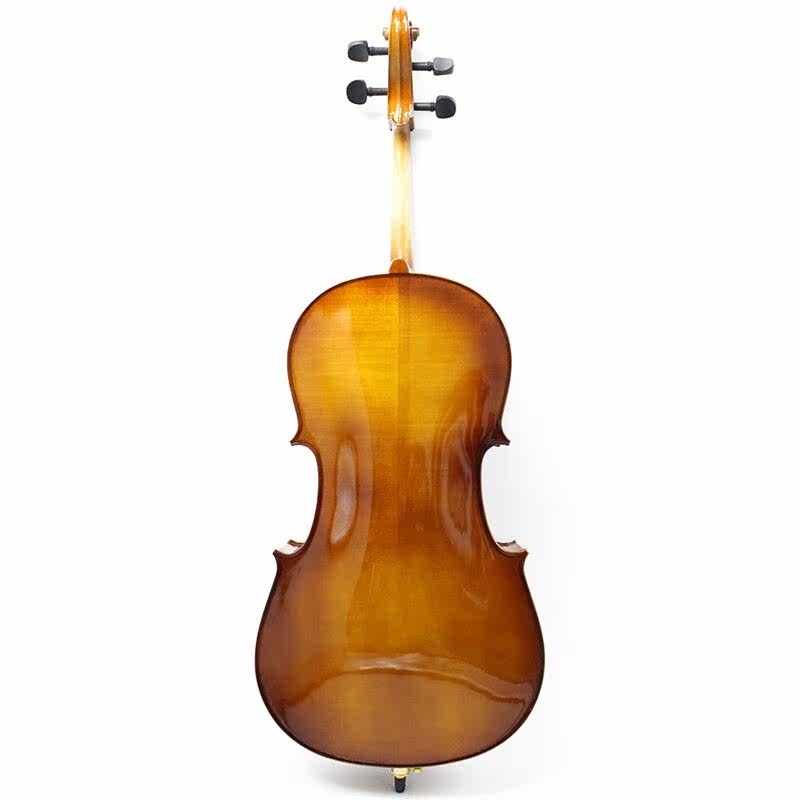 思雅晨专业大提琴成年人儿童手工初学练习考级演奏实木单板哑光亮