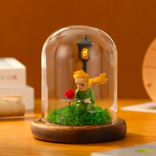 小王子的永生玫瑰干花摆件生日礼物送女朋友闺蜜男同学七夕情人节