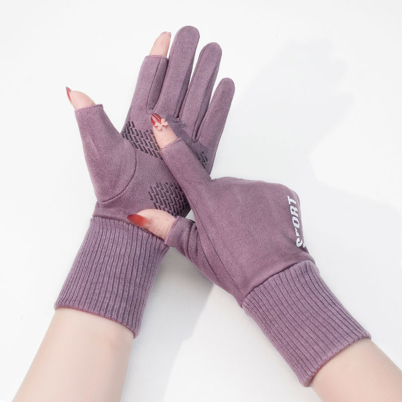 骑车防滑防风，露二指触屏