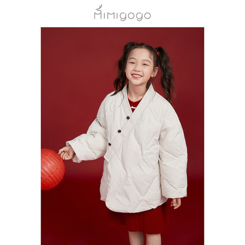 MIMIGOGO宽松国风羽绒服