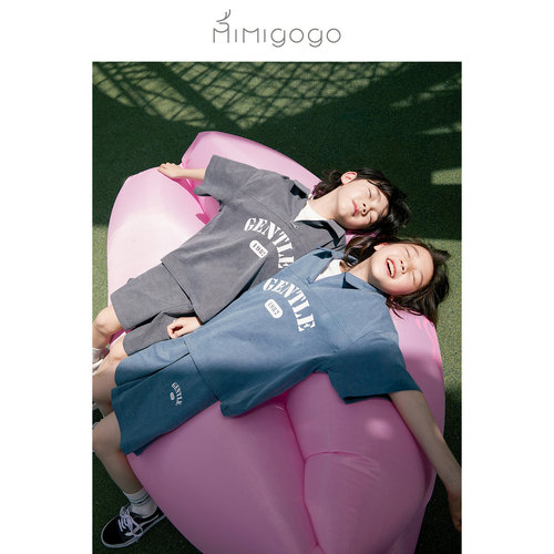 MIMIGOGO印花短袖/短裤套装