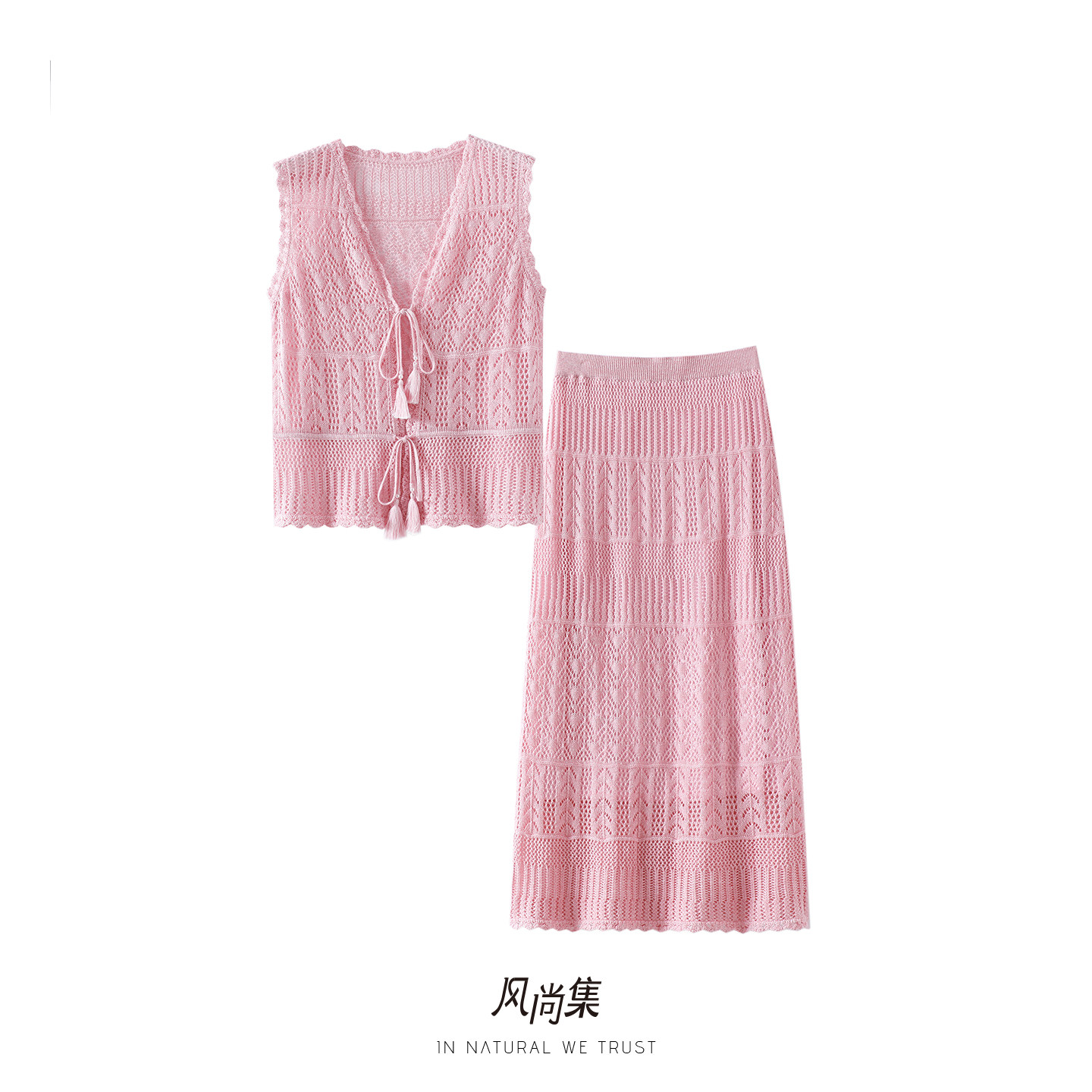 风尚集官方高端亚麻羊毛衫女
