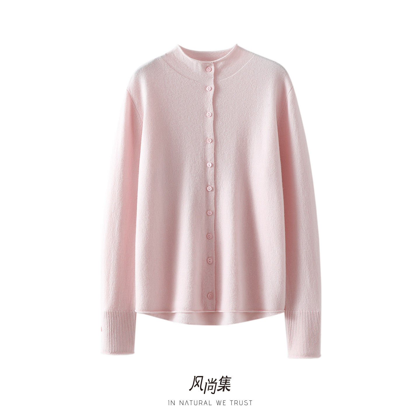 过目不忘的版！高端半高领山羊绒羊毛开衫女毛衣针织开衫秋冬外套