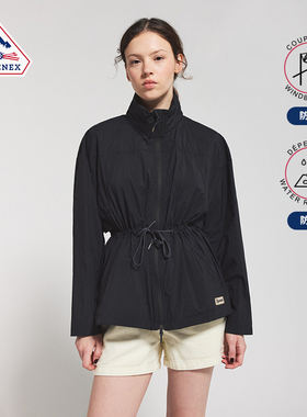 Pyrenex 女士修身立领户外防水防风冲锋衣外套25年新 CLIMB