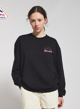 Pyrenex 男女同款纯色简约套头棉质抓绒卫衣25年新 CLIFF