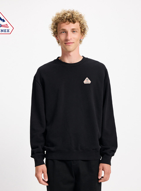 Pyrenex 男女同款卫衣简约纯棉圆领抓绒上衣 ESCOU ARCHER