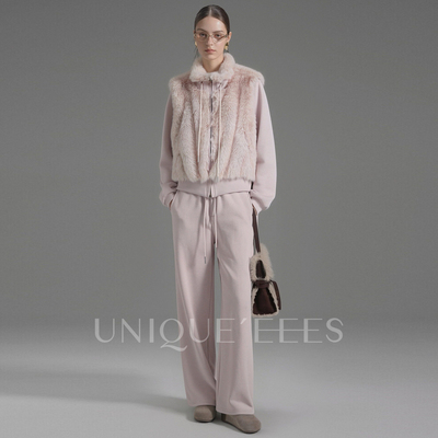尢壹/UNIQUE'EEES【心动暴击】环保毛卫衣套装U5517501