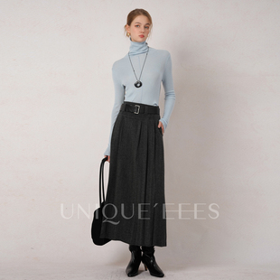 简约双色两穿高智针织衫 尢壹 百搭B入 EEES U5508004 UNIQUE