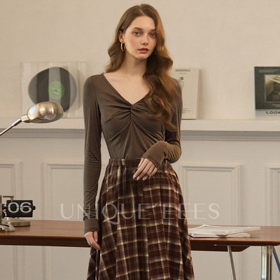 尢壹/UNIQUE'EEES【心机氛围】打底界crush纽结打底衫U5108501