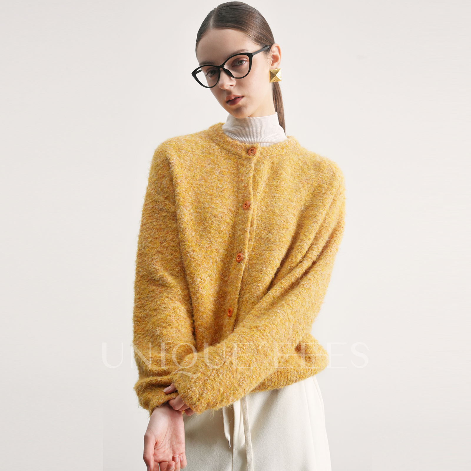 尢壹/UNIQUE'EEES【慵懒风】针织毛衣开衫U5508008