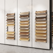 多功能墙布挂壁瓷砖展架衣橱色样板踢脚板滑板展示架木地板展示架