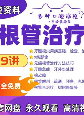 口腔根管治疗牙髓根尖周牙外伤橡皮障根管再治疗根尖外科根管预备