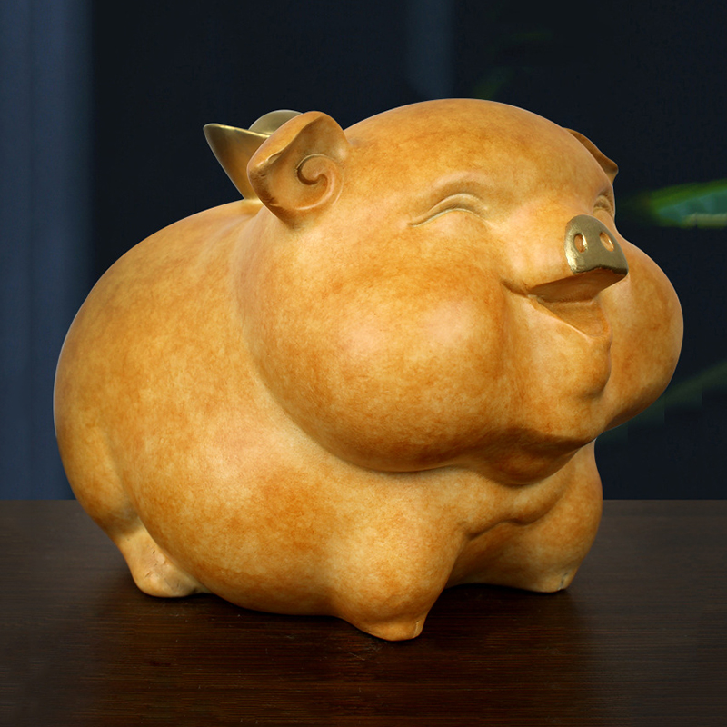 纯铜诸事顺利桌面摆件