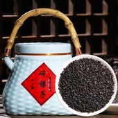 滇吉号十年金沙碎银子特细糯米香茶化石云南普洱茶熟茶瓷罐装 500g