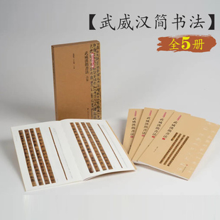 【全5本】武威汉简书法合集简帛书法大系古代竹简书法汉隶经典字帖原色高清放大练字附注释上海书画出版社