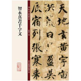 正版 碑帖珍品臨摹本大八開放大楷書毛筆碑帖原帖智永楷書千字文字帖書法臨 智永真書千字文