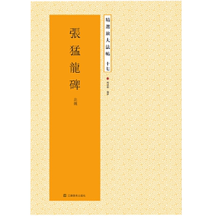 张猛龙碑 精选放大法帖17 原色高清放大本名家毛笔字帖16开繁体旁注初学临摹范本楷书毛笔字帖 杨汉卿编 江苏美术出版社