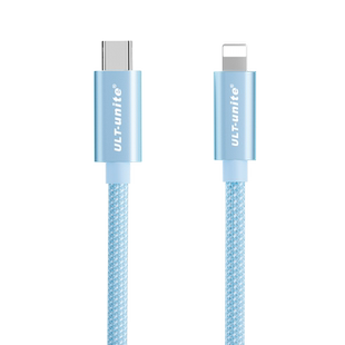 ULT-unite适用苹果数据线iphone14/13/12/11手机充电器线PD快充20W车载平板ipad闪充加长2米typec转lighting