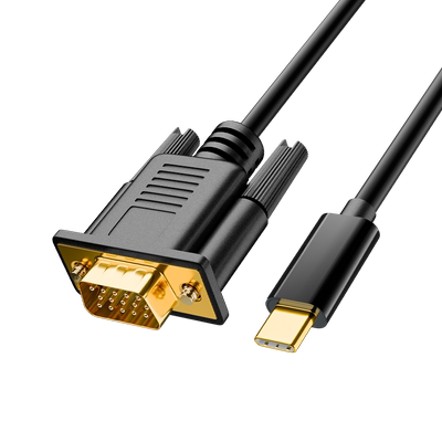 Type-C转VGA转接线DVI投屏线