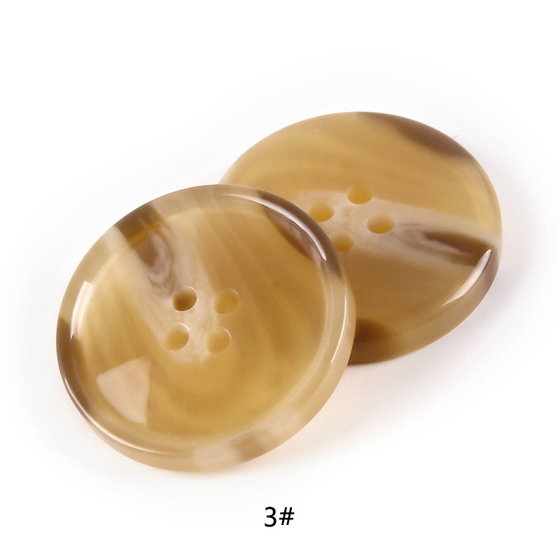 여성용 모직 코트에는 고급 수지 패턴 단추 남성용 정장 및 바지에는 윈드 브레이커 단추 모조 뿔 단추