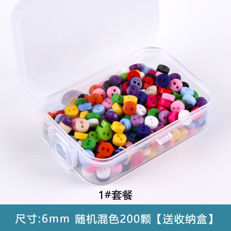 수지 DIY 손으로 그린 ????버튼 다채로운 혼합 색상 크리 에이 티브 꽃다발 버튼 캔디 컬러 두 눈 빵 버튼