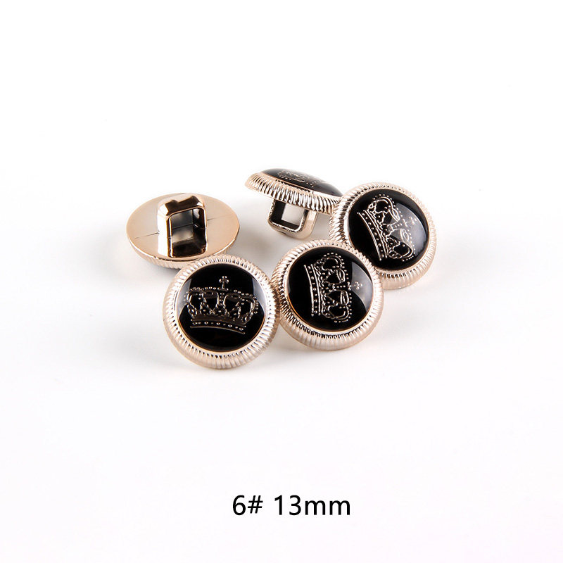 세련되고 절묘한 여성 패션 셔츠 단추 검은 장식 셔츠 단추 카디건 스웨터 여성용 상단 단추