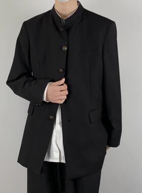 木村叔dk日系制服诘襟学兰服中山装立领西装男复古新中式西服西裤