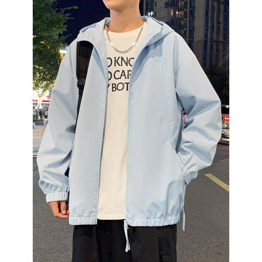 男士外套春秋季2026新款美式潮流痞帅薄款夹克男装百搭防风上衣服