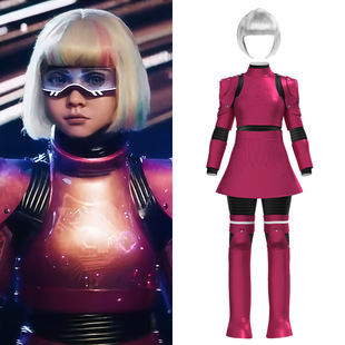 梅根2.0cos服M3GAN女主同款机甲战斗服裙子万圣节儿童cosplay服装