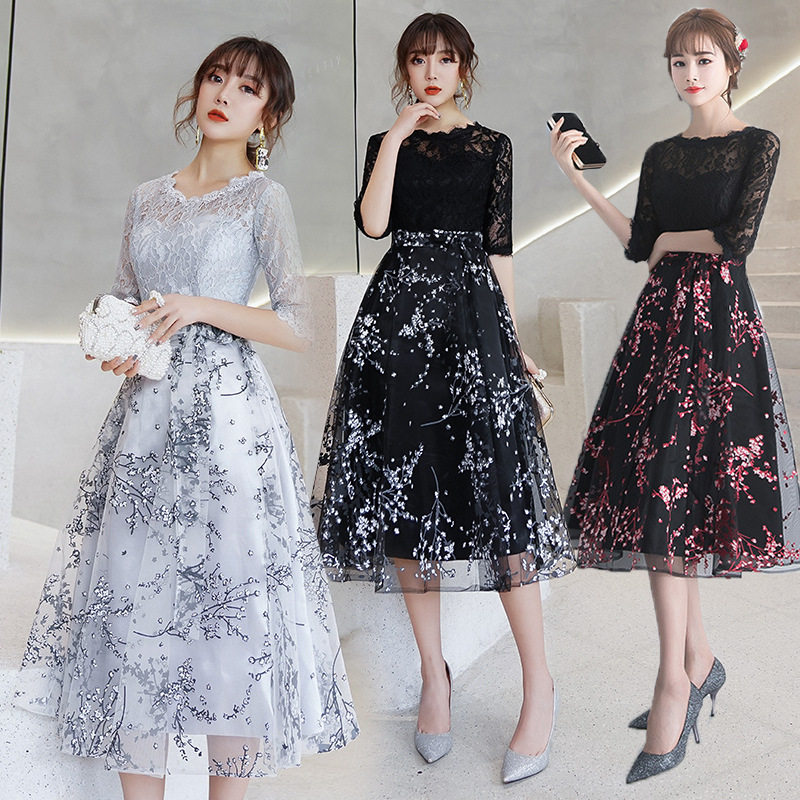 晚礼服2026夏季新款宴会连衣裙年会聚会派对端庄优雅名媛小礼服女