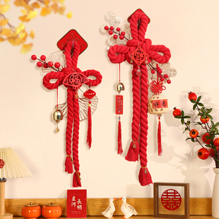 新年装饰中国结入户门把手挂件马年大吉大利春节过年氛围布置挂饰