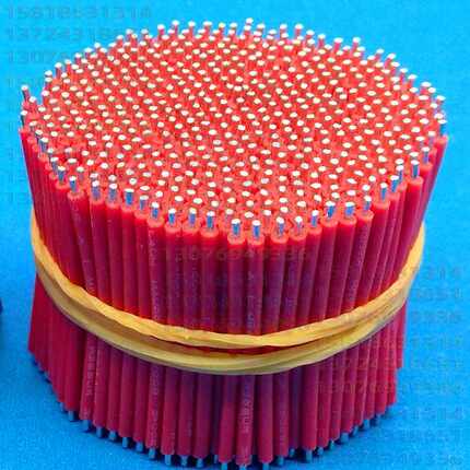1007-22AWG红蓝40mm/4厘米扭线头上锡环保电子焊接线可定制/零售