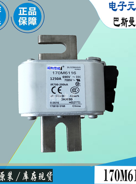170M6118 170M6119 170M6120巴斯曼全新电子熔断器Bussmann保险丝