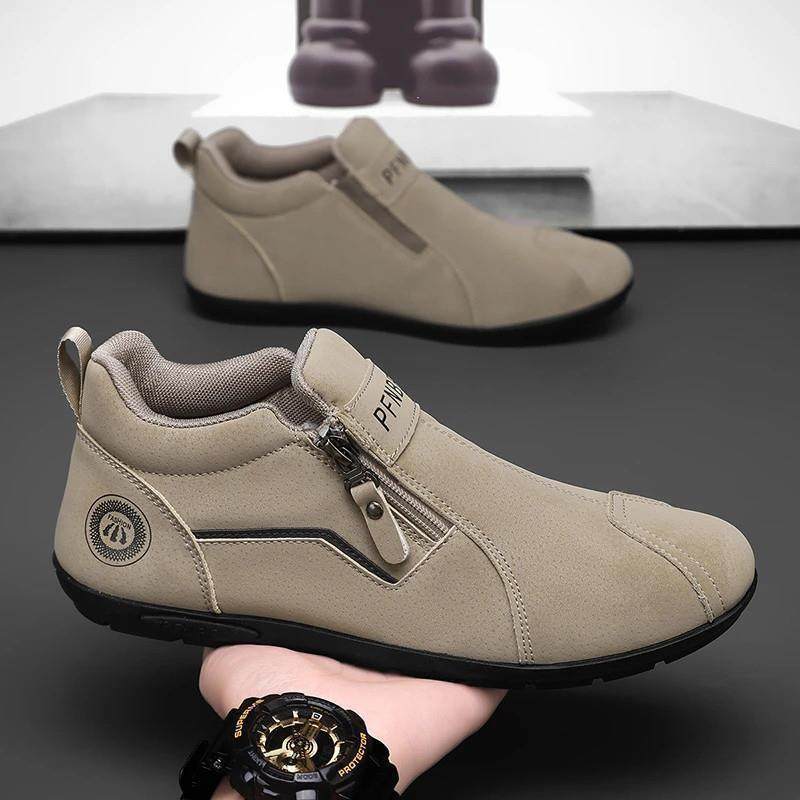 塔弗森商務鞋服專賣男鞋懶人豆豆鞋中筒I飛M行員商務休閒鞋舒適防,流行男鞋,乐福鞋（豆豆鞋）,淘宝优惠券,粉丝福利购,淘宝优惠卷