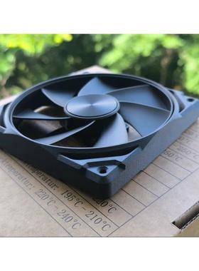 4090公版风扇12cm反叶风扇12020超薄风扇代替12015风扇机箱进风扇