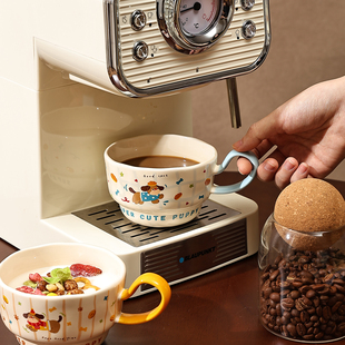 创意可爱早餐杯酸奶燕麦杯陶瓷马克杯高颜值杯子家用喝水杯情侣杯