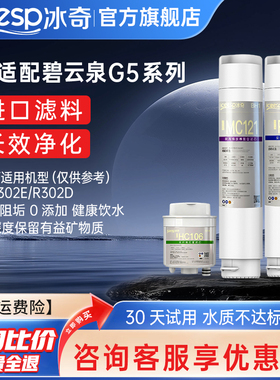 冰奇适配碧云泉G5净水机滤芯R302E/R302D净水器滤芯MC121旗舰店