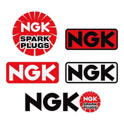 ngk火花塞赞助商车贴摩托系统