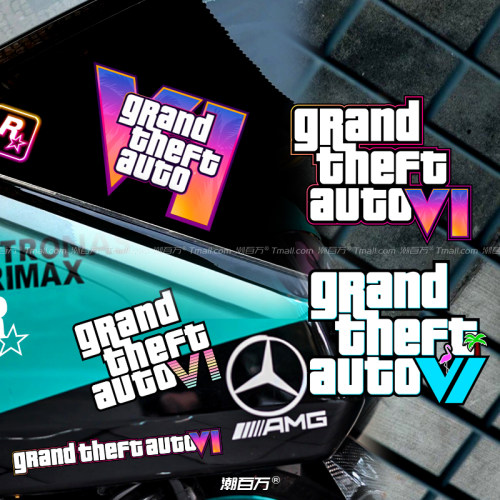 GTA6给他爱R星反光车贴