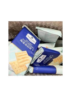 海盐苏打饼干Members MarkK咸味薄饼干休闲网红零食