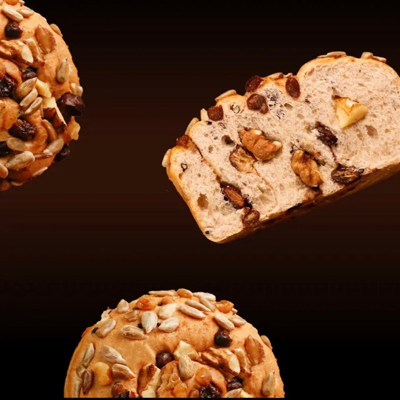 沈小善坚果e欧包】0添加蔗糖防腐剂面包营养饱腹早餐果仁全麦代餐