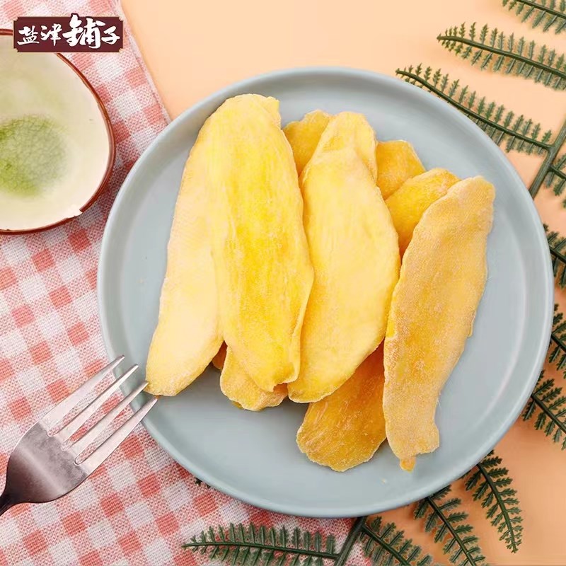 盐津铺子大片芒果干5斤蜜饯水果干果脯宿N舍追剧小零食包装解馋
