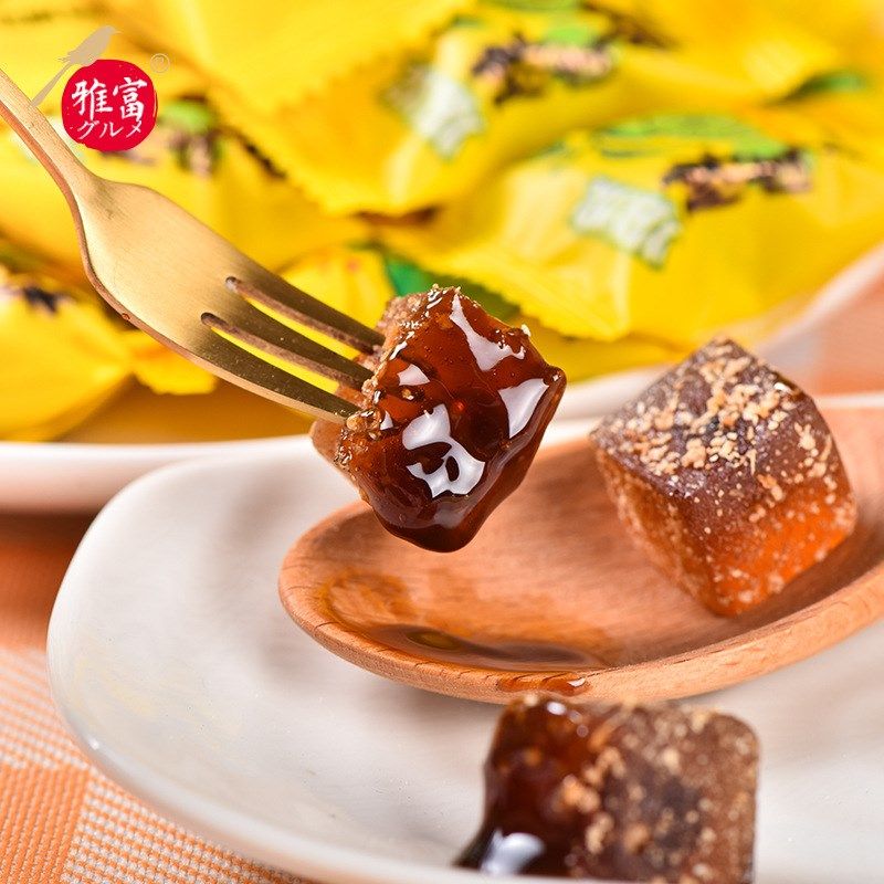 网红爆浆c陈皮糖 桶装糖果夹心水果软糖休闲办公室零食小吃